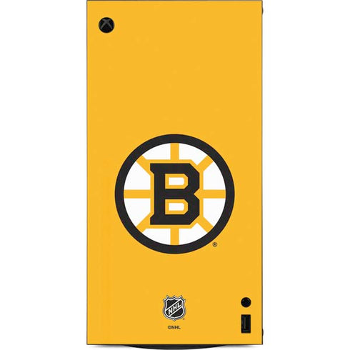 NHL Boston Bruins Solid Background XBox Series X Digital Edition Console Skin